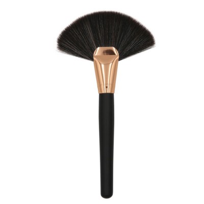 Carefully selected materials single makeup blush brush fan shaped cosmetic brushes